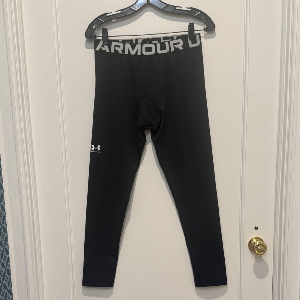Under Armour Boys Black “ColdGear” Leggings